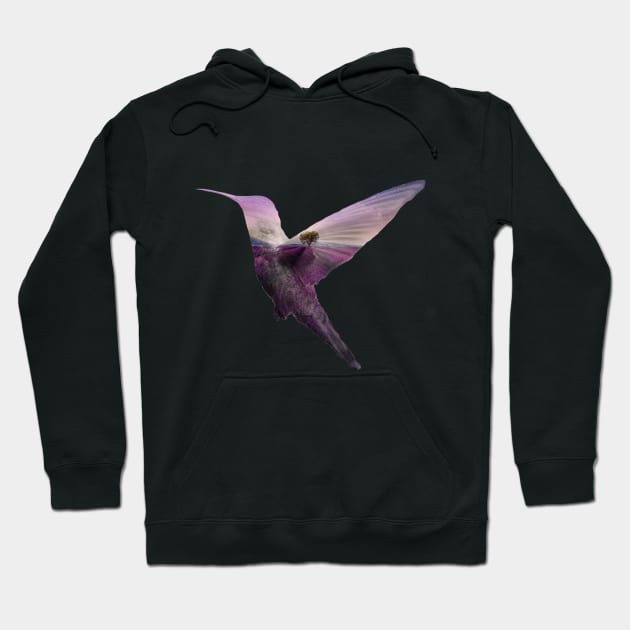 Lavender Hummingbird Hoodie by AshStore